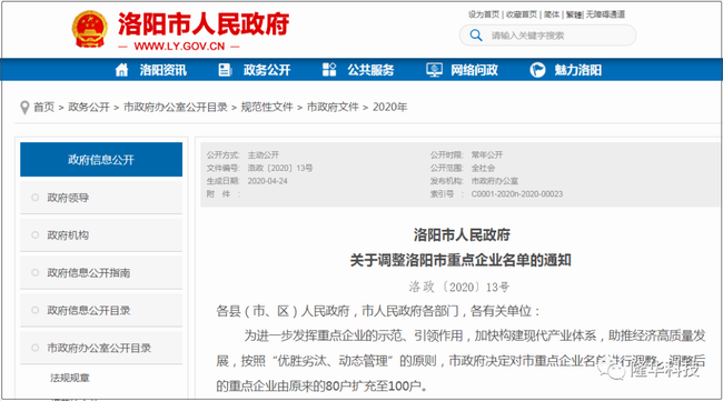 洛阳市重点企业名枯燥整——pg赏金女王模拟器在线试玩科技集团三家公司榜上著名！