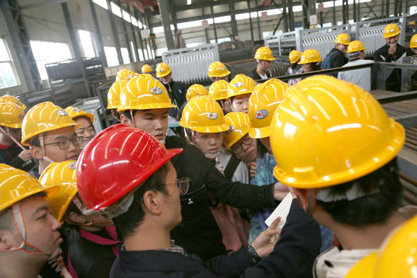 河南科技大学制冷与低温工程专业学子赴pg赏金女王模拟器在线试玩旅行实习